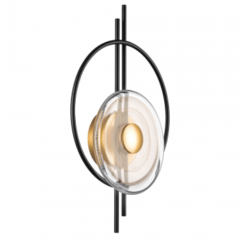 Бра LIGHTSTAR ERICA 609622 5W LED 110LM G черный/золото 3000K