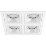 Комплект из светильников и рамки LIGHTSTAR Domino D54606060606