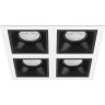 Комплект из светильников и рамки LIGHTSTAR Domino D54607070707