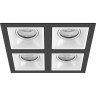 Комплект из светильников и рамки LIGHTSTAR Domino D54706060606