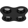 Комплект из светильников и рамки LIGHTSTAR Domino D64707070707