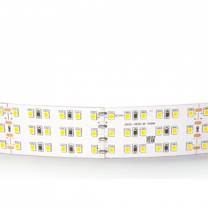 Лента LIGHTSTAR LED 24V 44W 360leds/M 26-28 lm 3000K IP20 5м 423003