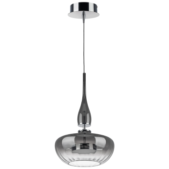Люстра LIGHTSTAR ASTRA 804401 LED 12W LM 3000K хром/дымчатый Люстра LIGHTSTAR ASTRA 804401 LED 12W LM 3000K хром/дымчатый