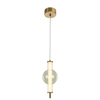 Люстра LIGHTSTAR BOTTO 800033 LED 6W 730LM латунь/коньячный/белый 3000K