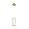 Люстра LIGHTSTAR BOTTO LED 6W 760LM латунь/прозрачный/белый 3000K 800013