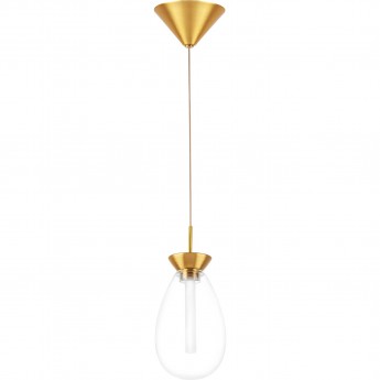 Люстра LIGHTSTAR COLORE 805110 LED 1х4W LM 3000K золото/прозрачный
