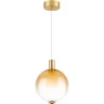Люстра LIGHTSTAR COLORE LED 1х6W LM 3000K золото/янтарный 805403