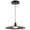 Люстра LIGHTSTAR EMISFERO 19W LED 1347LM 130G 3000K черный/медь 737427