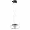 Люстра LIGHTSTAR PALERMO 8W LED 350LM G 3000K черный/прозрачный 612117