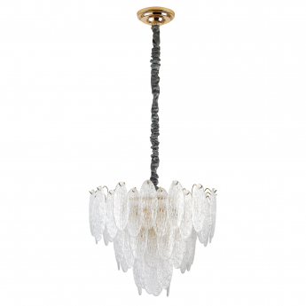 Люстра LIGHTSTAR RETRO 799092 9х8W (led) E14 золото/прозрачный