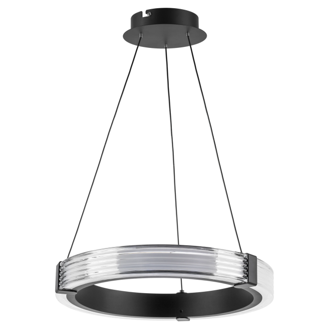 Люстра LIGHTSTAR ROTONDA 21W LED 1053LM 360G 3000K черный 736247
