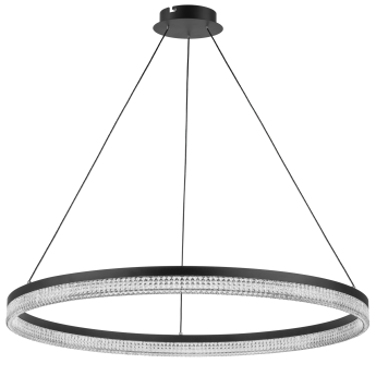Люстра LIGHTSTAR ROTONDA 736187 51W LED 2808LM 180G 3000K черный