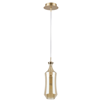 Подвес LIGHTSTAR FORMA 808033 1х10W E14 шампань/коньяк