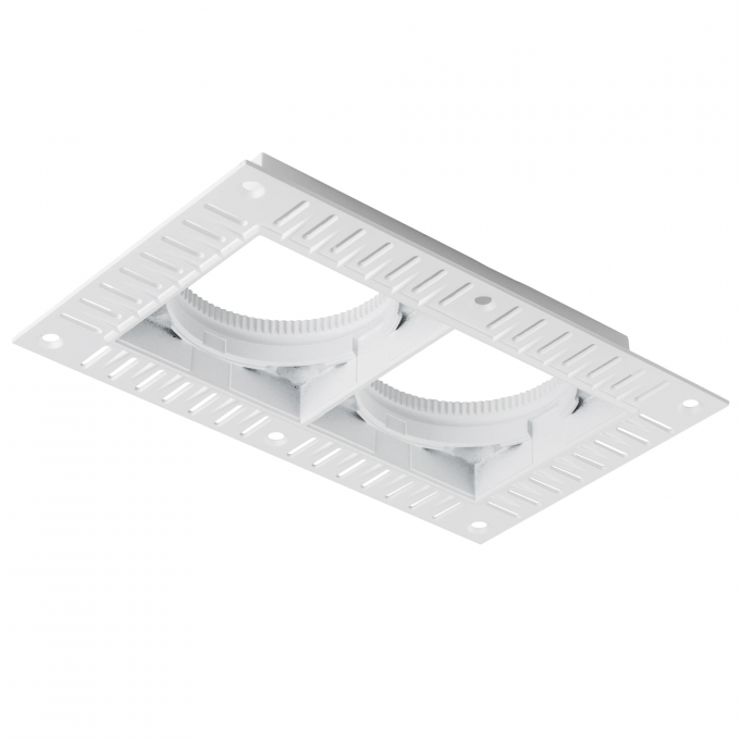 Рамка двойная квадратная скрытого монтажа LIGHTSTAR для светодиодных модулей 0750хх STELLA 075226-01