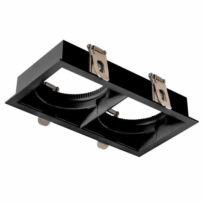 Рамка двойная квадратная встраиваемая LIGHTSTAR 0 для светодиодных модулей 0750хх STELLA 75227