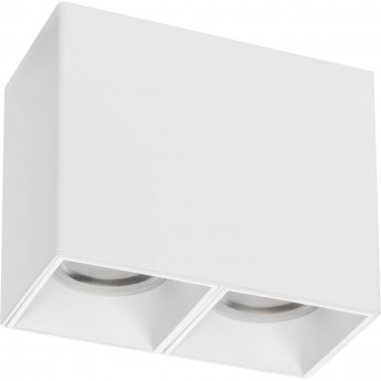 Рамка LIGHTSTAR RULLO 2x QUAD 213366 PVC для LED-модулей 941хх и LED-ламп D50мм белый