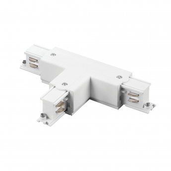 Соединение левое LIGHTSTAR 504136-FRPSL QUATTRO тройное перекидное с подводом питания к треку 5040xx-(F)/(R) БЕЛЫЙ