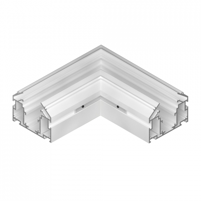 Соединитель для трека LIGHTSTAR UNO под гарпун горизонтальный угловой Uno 509406