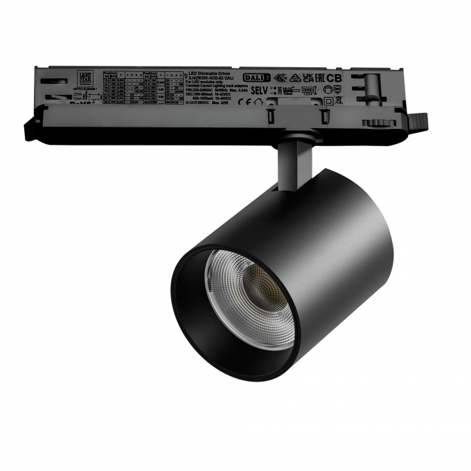 Светильник LIGHTSTAR ALTA BASE для трековой системы Quattro LED 35W с управлением DALI A5447DALI