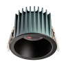 Светильник LIGHTSTAR CICLONE CYL 12W LED 1868LM 36G 4000K IP44 черный 385347