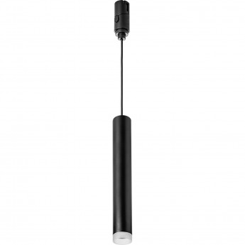 Светильник LIGHTSTAR DUE 237137 48V подвесной д/1-фазн трека LED 5W 300LM 24G черный 3000K IP20
