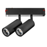 Светильник LIGHTSTAR TETA PRO LED 2х9W 1560LM COB 24G 3000-6000K DIM для 1-фазного трека черный 205507