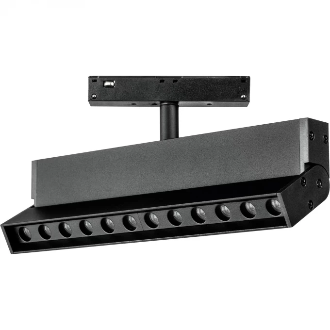 Светильник LIGHTSTAR UNO 48V поворотный для трека LED 12W 800LM 24G 4000K черный 259047 Светильник LIGHTSTAR UNO 48V поворотный для трека LED 12W 800LM 24G 4000K черный 259047