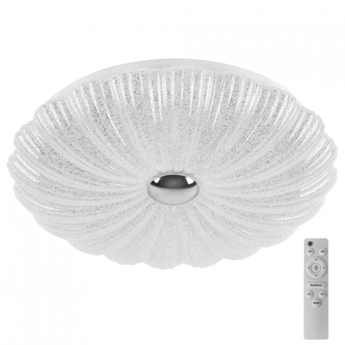 Светильник настенно-потолочный LIGHTSTAR ARCO SHELL 90W LED 4500LM ХРУСТАЛЬНЫЙ/ХРОМ/ЗОЛОТО 3000/4000/6000K 225660