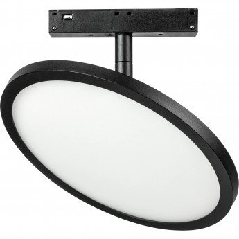 Светильник поворотный LIGHTSTAR UNO 209737 48V для трека LED 12W 1000LM 180G 3000K черный